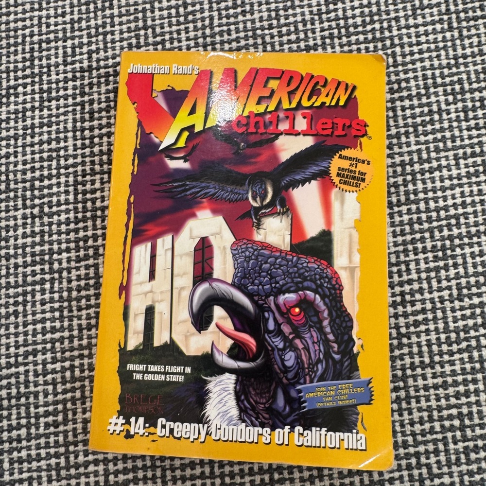 Johnathan Rand American Chillers 14 Creepy Condors of California Signed 1st Ed